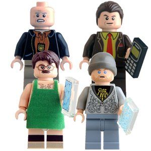 Breaking Bad 4 Minifigure Set - Custom Minifigures Walter White Jesse Pinkman